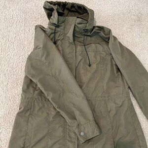 Orvis Pack & Go Hooded Lightweight Jacket Olive Green Women's Size L